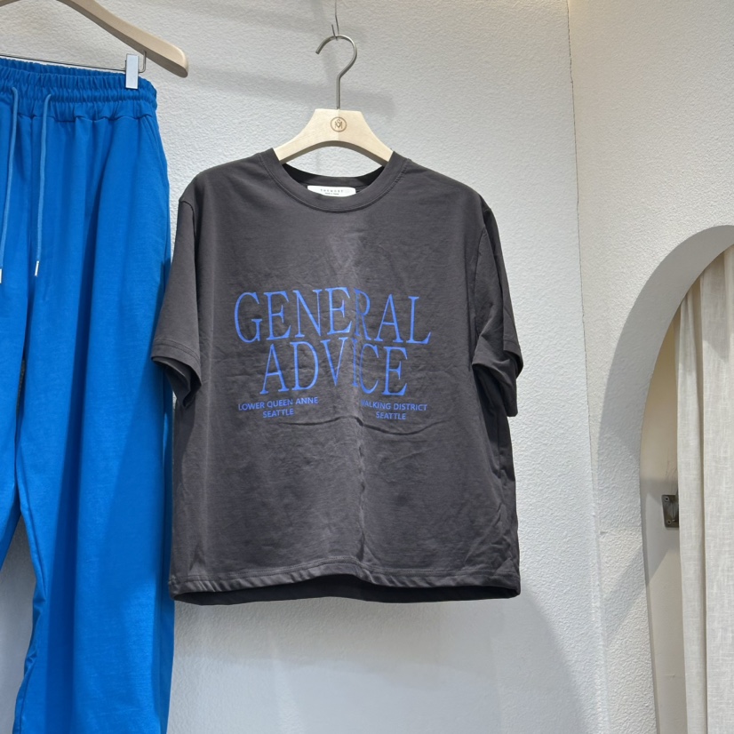 THE MOST-Q韓國直郵女裝新品推薦人氣26春夏職業休閑T恤THE MOSTT恤圖色2