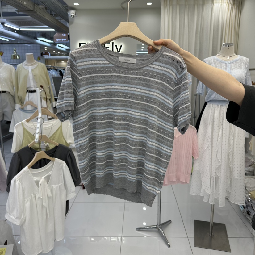 FLYFLY/LULULALLA/LIVE東大門實拍女裝新品職業針織衫不含配飾FLYFLY/LULULALLA/LIVE針織衫圖色1