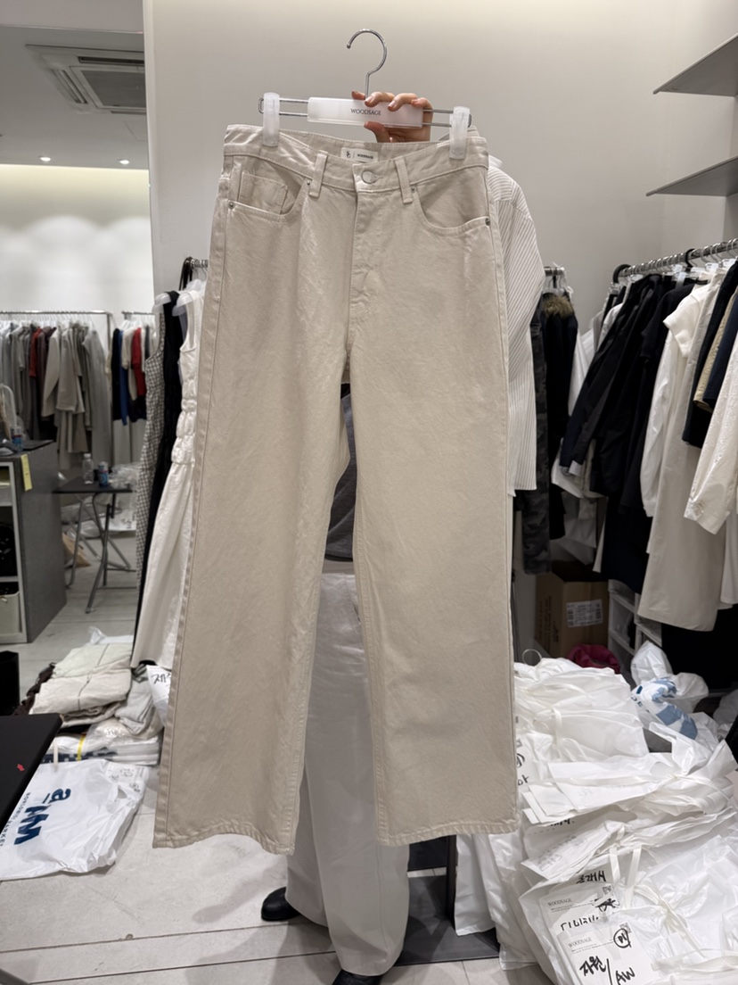 WOOD SAGE韓國代購女士新款熱賣休閑26春夏真品人氣休閑褲WOOD SAGE休閑褲圖色1