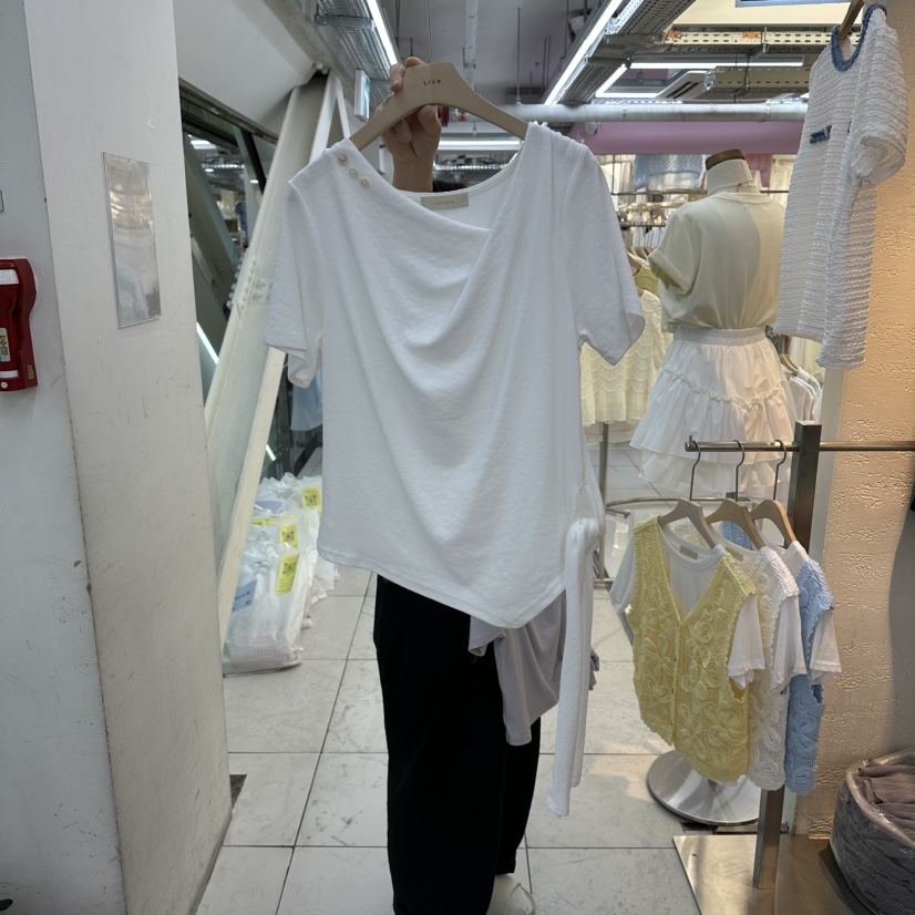 FLYFLY/LULULALLA/LIVE東大門代購女士新品時尚真品T恤FLYFLY/LULULALLA/LIVET恤圖色1