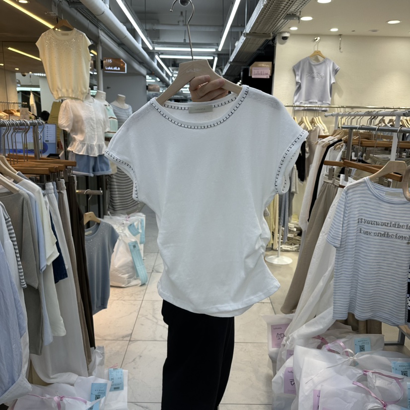 FLYFLY/LULULALLA/LIVE東大門代購女士新款推薦人氣T恤FLYFLY/LULULALLA/LIVET恤圖色1