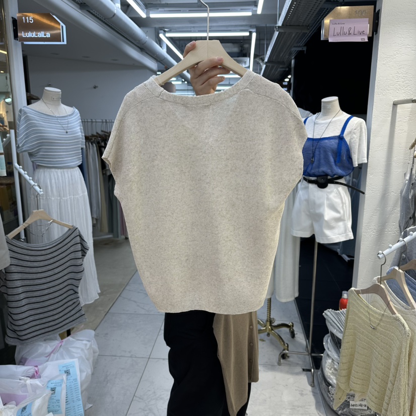 FLYFLY/LULULALLA/LIVE韓國直郵女士新款休閑針織衫亞麻針織FLYFLY/LULULALLA/LIVE針織衫