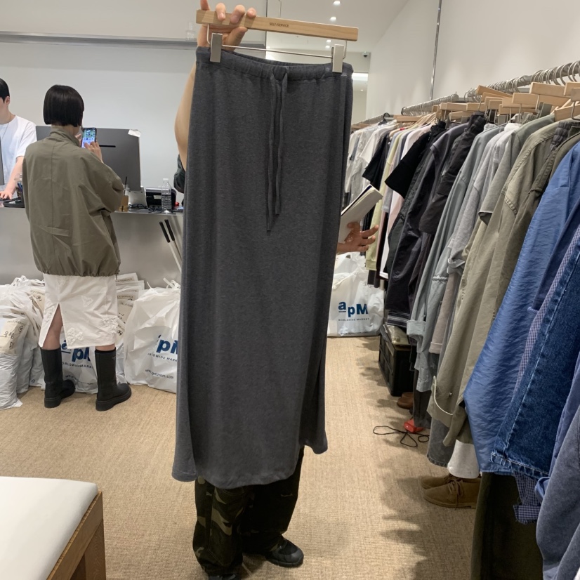 SELF SERVICE東大門代購女裝新款職業真品人氣時尚長裙柔軟SELF SERVICE長裙圖色4