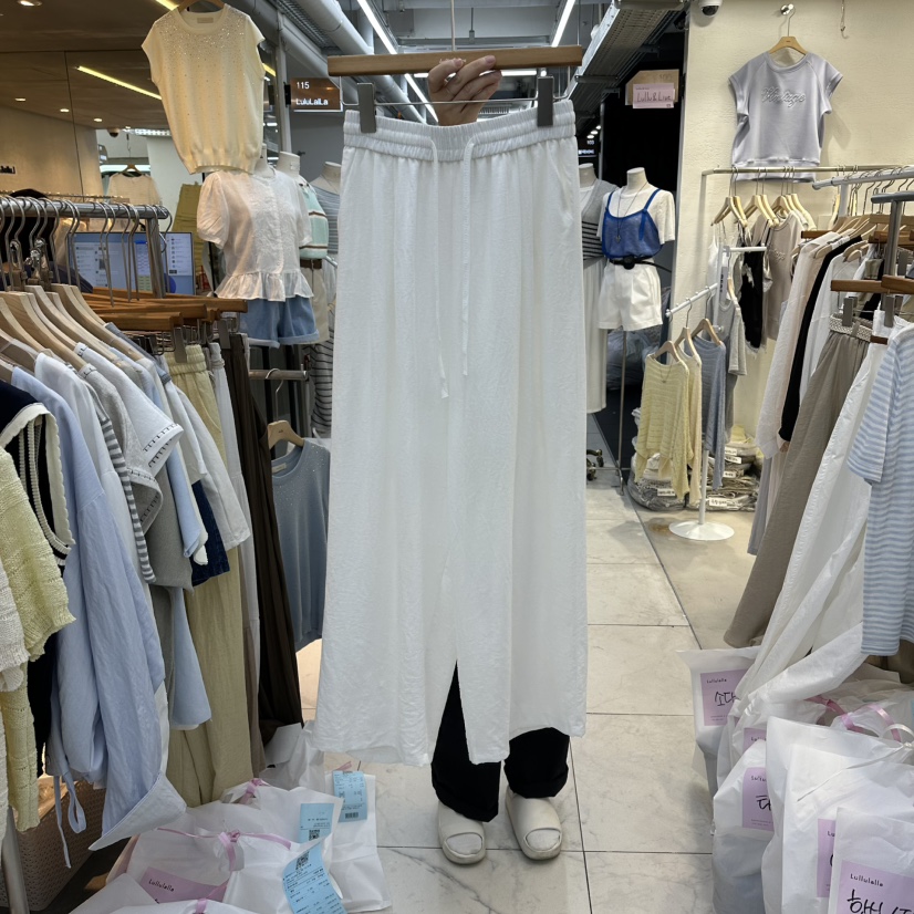 FLYFLY/LULULALLA/LIVE韓國代購女士新款26春夏人氣休閑褲FLYFLY/LULULALLA/LIVE休閑褲圖色1