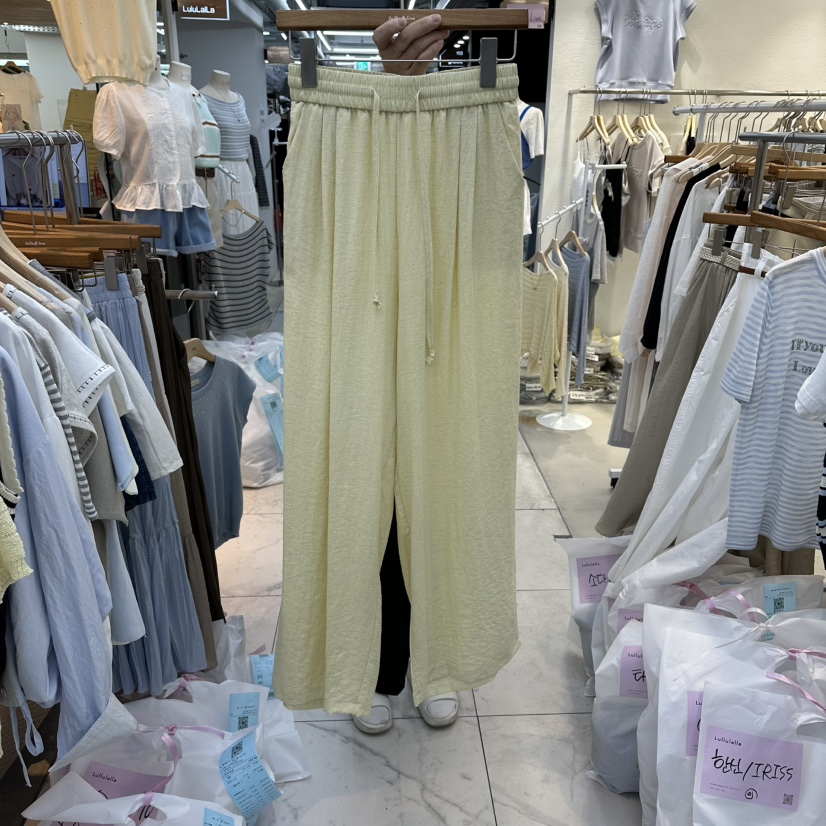 FLYFLY/LULULALLA/LIVE韓國代購女士新款26春夏人氣休閑褲FLYFLY/LULULALLA/LIVE休閑褲圖色2