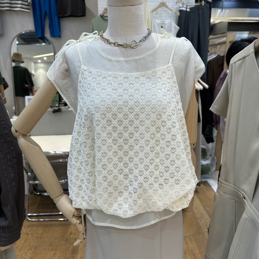 THE MOST-Q東大門實拍女裝新款真品推薦吊帶背心不含內搭THE MOST吊帶/背心圖色1