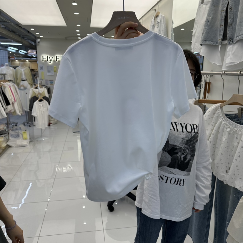 FLYFLY/LULULALLA/LIVE東大門直郵女士新款休閑時尚T恤FLYFLY/LULULALLA/LIVET恤