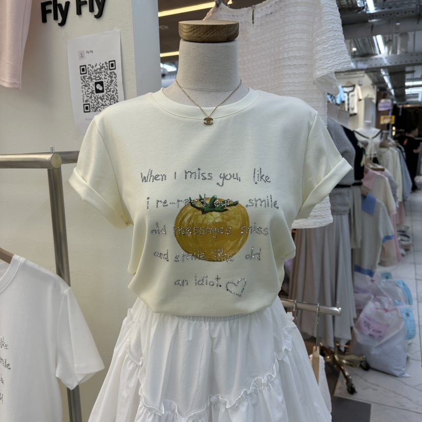 FLYFLY/LULULALLA/LIVE東大門直郵女士新款休閑時尚T恤FLYFLY/LULULALLA/LIVET恤圖色1