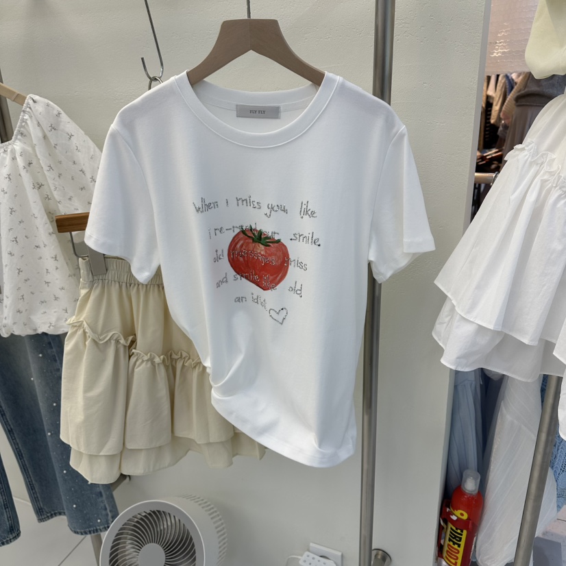 FLYFLY/LULULALLA/LIVE東大門直郵女士新款休閑時尚T恤FLYFLY/LULULALLA/LIVET恤圖色2