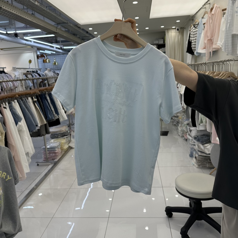 FLYFLY/LULULALLA/LIVE韓國直郵女士新品休閑真品職業T恤FLYFLY/LULULALLA/LIVET恤圖色2