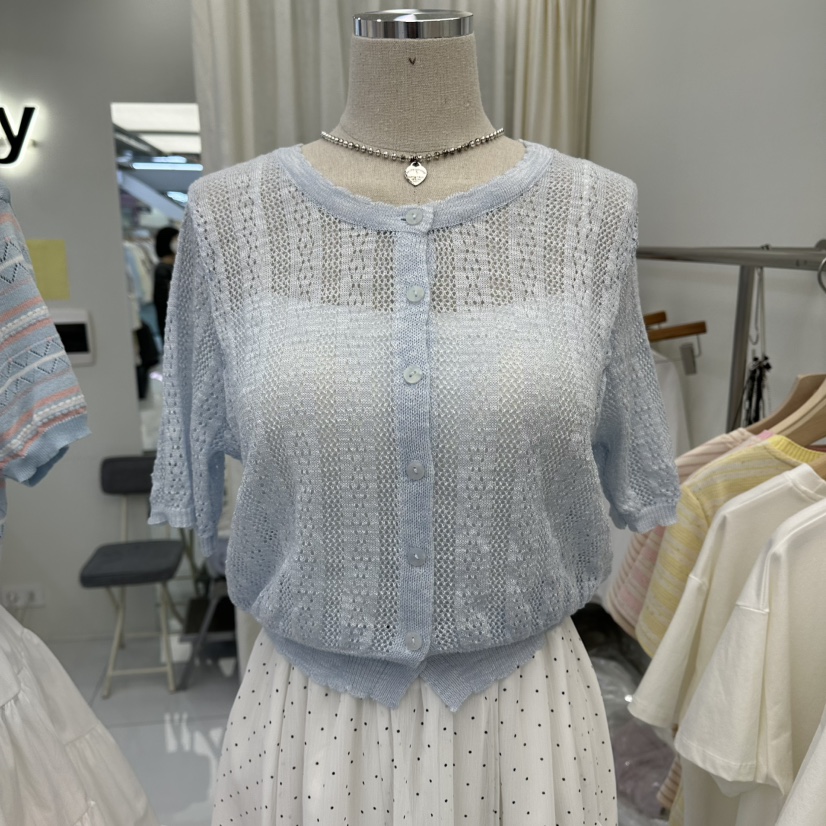 FLYFLY/LULULALLA/LIVE東大門實拍女裝新品休閑針織衫不含內搭FLYFLY/LULULALLA/LIVE針織衫圖色2