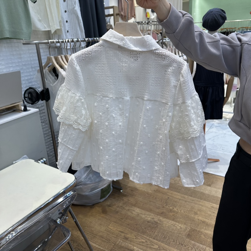 THE MOST-Q東大門實拍女裝新品26春夏真品推薦襯衫蕾絲衫THE MOST襯衫/蕾絲衫