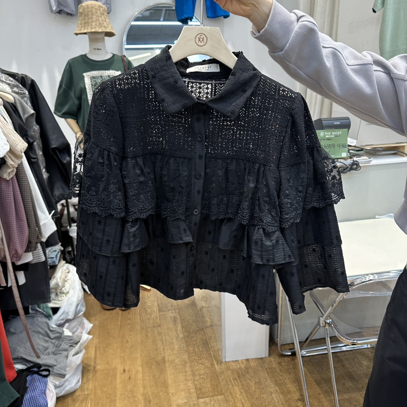 THE MOST-Q東大門實拍女裝新品26春夏真品推薦襯衫蕾絲衫THE MOST襯衫/蕾絲衫圖色2