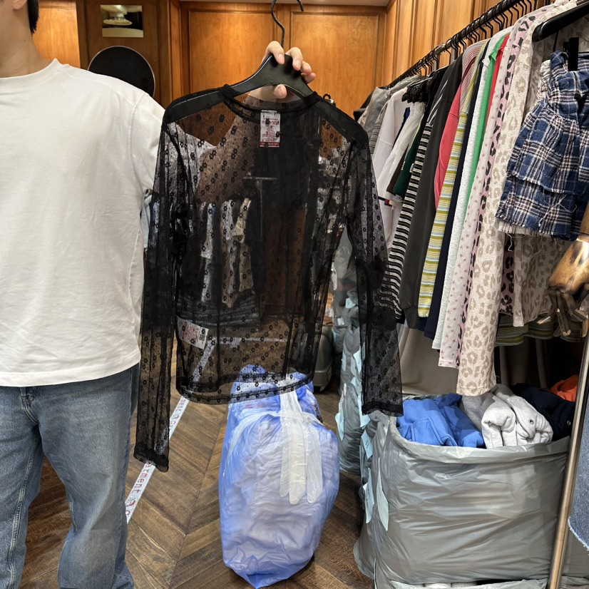 GARMENT-P韓國直郵女士新款時尚職業推薦休閑襯衫蕾絲衫GARMENT襯衫/蕾絲衫