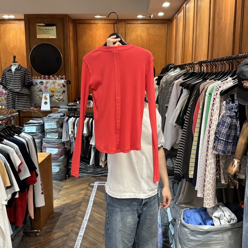 GARMENT-P韓國代購女裝新款職業時尚熱賣休閑人氣長袖T恤GARMENT長袖T恤