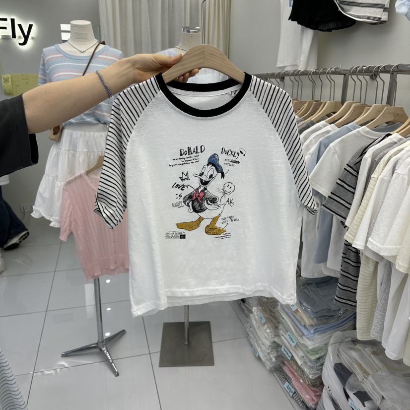 FLYFLY/LULULALLA/LIVE東大門直郵女士新款時尚真品T恤FLYFLY/LULULALLA/LIVET恤圖色2