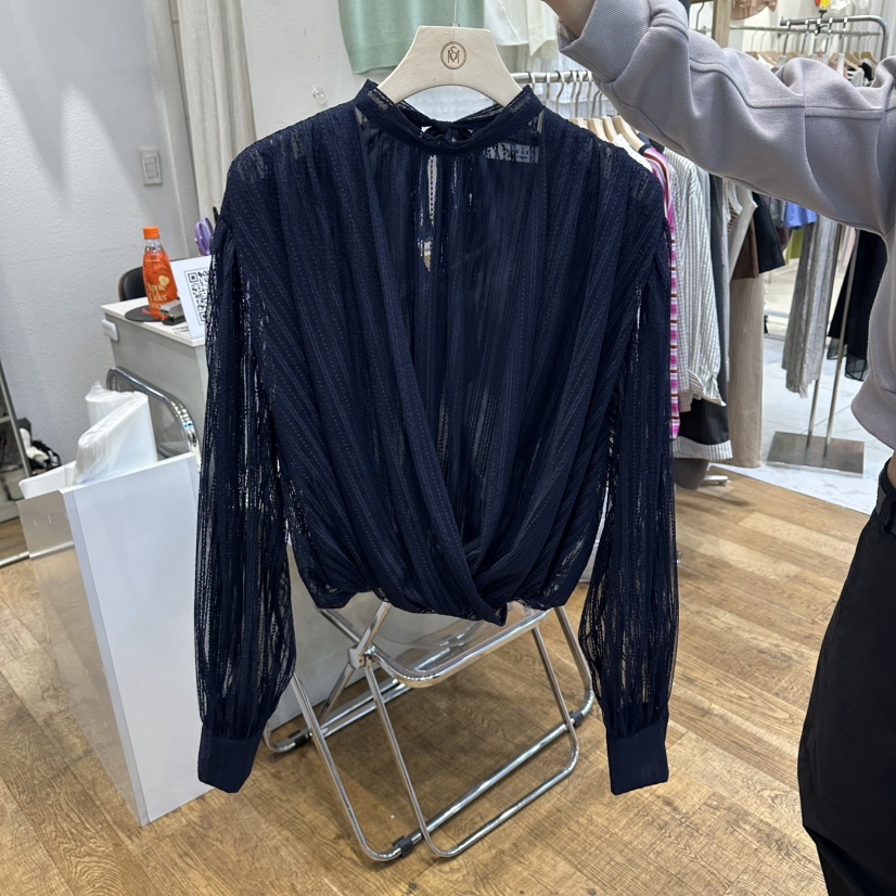 THE MOST-Q東大門直郵女裝新款時尚人氣真品襯衫蕾絲衫THE MOST襯衫/蕾絲衫圖色2