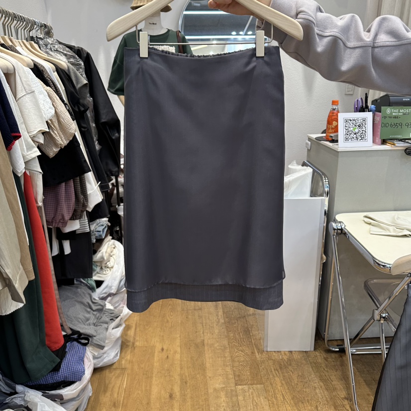 THE MOST-Q韓國代購女裝新品人氣熱賣職業時尚推薦長裙THE MOST長裙圖色1