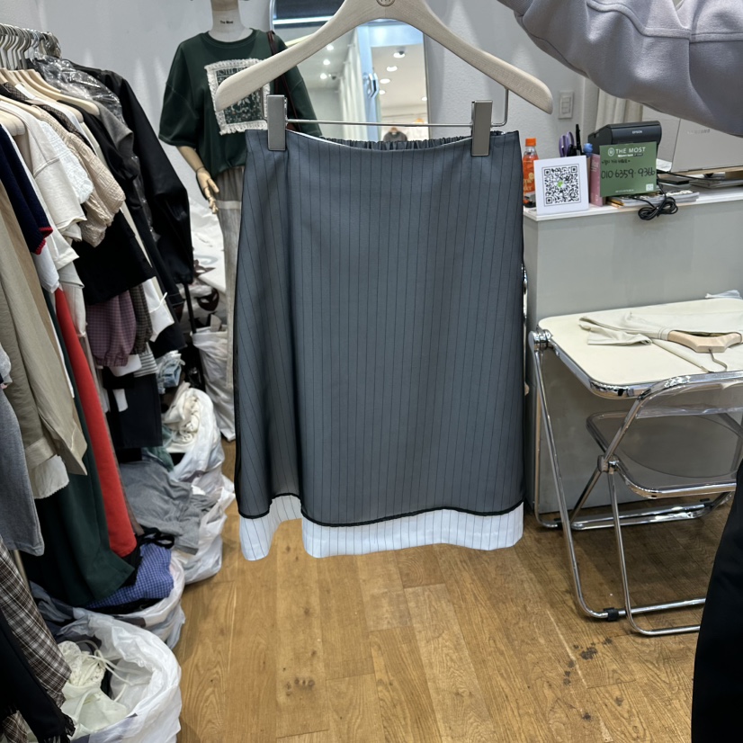 THE MOST-Q韓國代購女裝新品人氣熱賣職業時尚推薦長裙THE MOST長裙圖色2