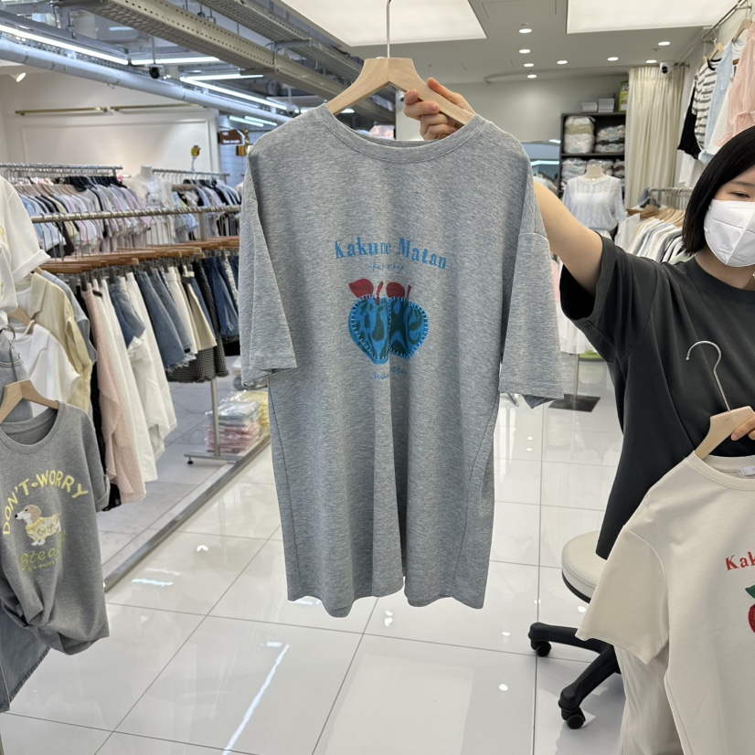 FLYFLY/LULULALLA/LIVE韓國代購女士新款真品26春夏T恤FLYFLY/LULULALLA/LIVET恤圖色2