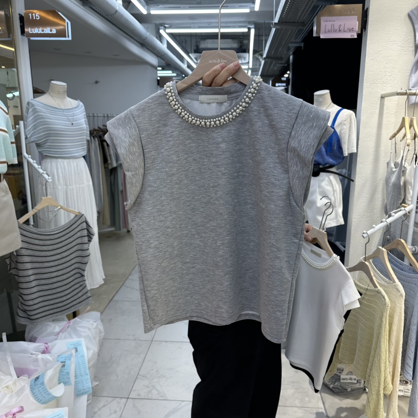 FLYFLY/LULULALLA/LIVE東大門直郵女士新品職業吊帶背心條紋FLYFLY/LULULALLA/LIVE吊帶/背心圖色2