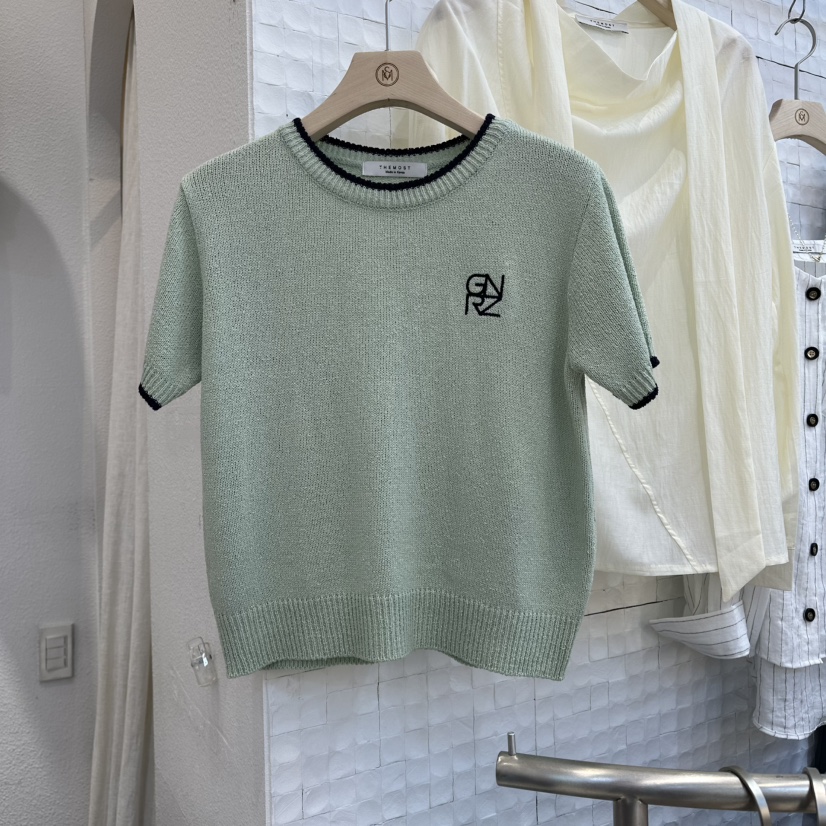 THE MOST-Q東大門實拍女裝新品26春夏真品人氣針織衫刺繡THE MOST針織衫圖色3