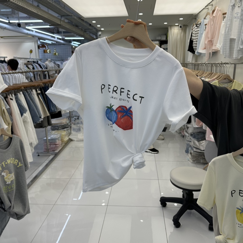 FLYFLY/LULULALLA/LIVE東大門直郵女裝新品熱賣休閑T恤FLYFLY/LULULALLA/LIVET恤圖色1