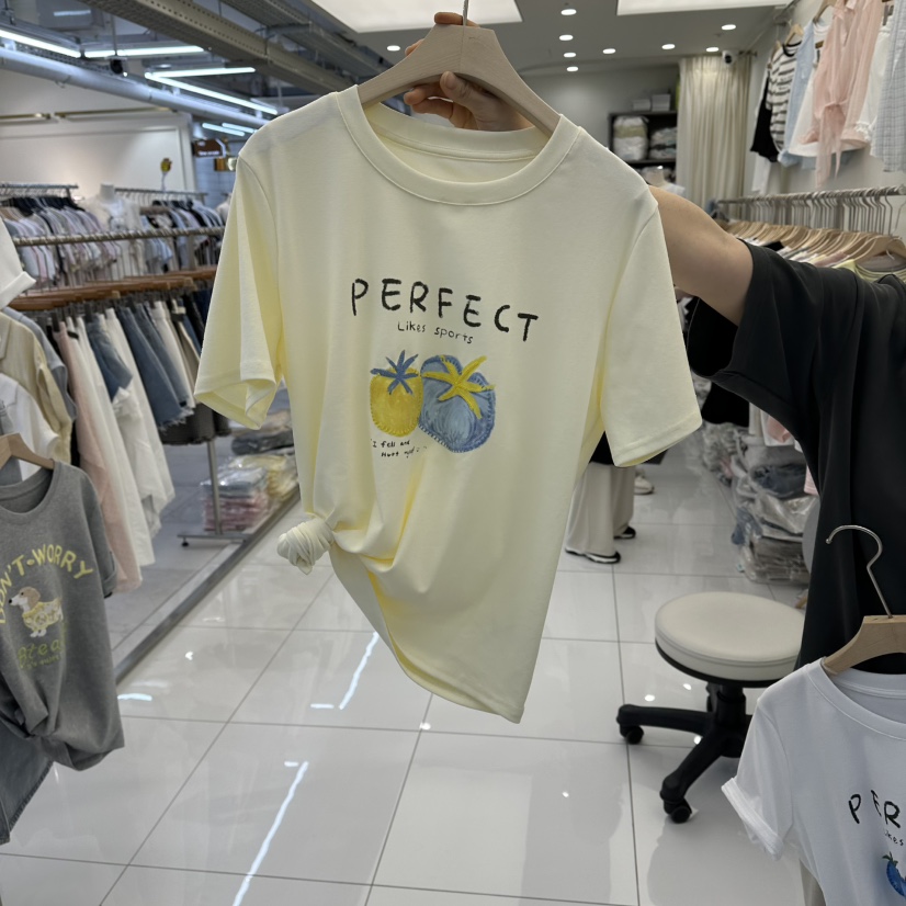 FLYFLY/LULULALLA/LIVE東大門直郵女裝新品熱賣休閑T恤FLYFLY/LULULALLA/LIVET恤圖色3