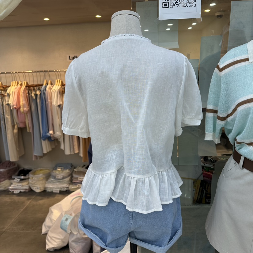 FLYFLY/LULULALLA/LIVE東大門實拍女裝新品真品襯衫蕾絲衫FLYFLY/LULULALLA/LIVE襯衫/蕾絲衫