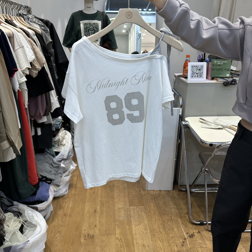 THE MOST-Q東大門直郵女裝新款時尚人氣真品休閑推薦T恤THE MOSTT恤圖色1