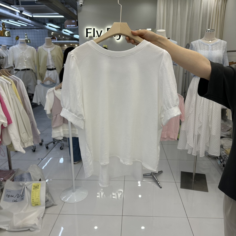 FLYFLY/LULULALLA/LIVE東大門實拍女士新款職業襯衫蕾絲衫FLYFLY/LULULALLA/LIVE襯衫/蕾絲衫圖色1