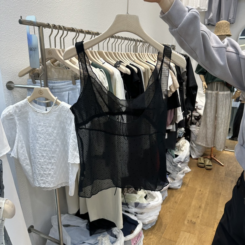 THE MOST-Q東大門直郵女士新款真品熱賣時尚吊帶背心雪紡THE MOST吊帶/背心