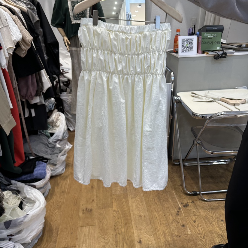 THE MOST-Q東大門代購女裝新品人氣熱賣半身裙中短裙褶皺THE MOST半身裙/中短裙圖色1