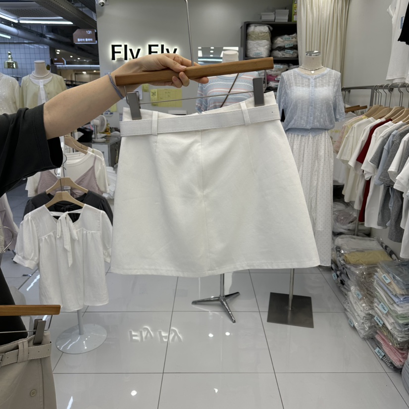 FLYFLY/LULULALLA/LIVE東大門直郵女裝新款職業裙褲含腰帶FLYFLY/LULULALLA/LIVE裙褲