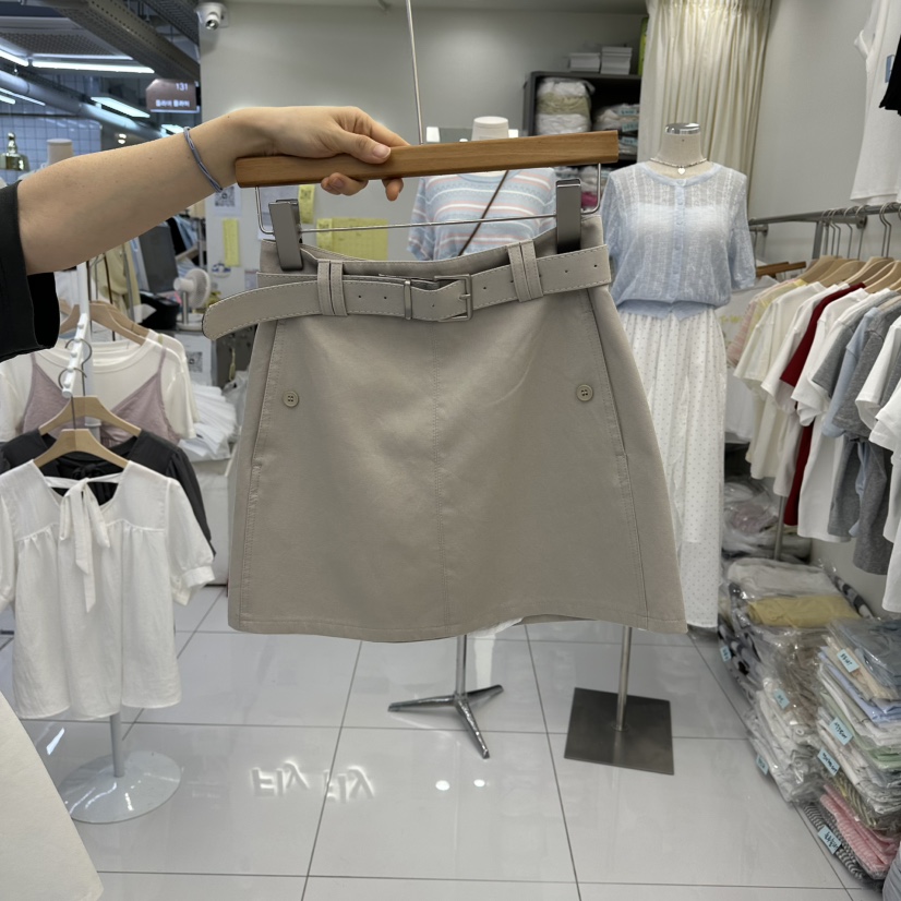 FLYFLY/LULULALLA/LIVE東大門直郵女裝新款職業裙褲含腰帶FLYFLY/LULULALLA/LIVE裙褲圖色1