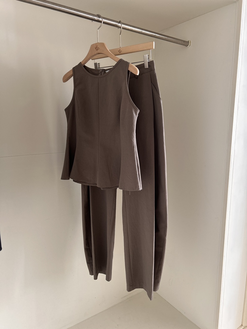 ME MO東大門實拍女裝新款推薦休閑真品熱賣時尚職業休閑褲ME MO休閑褲