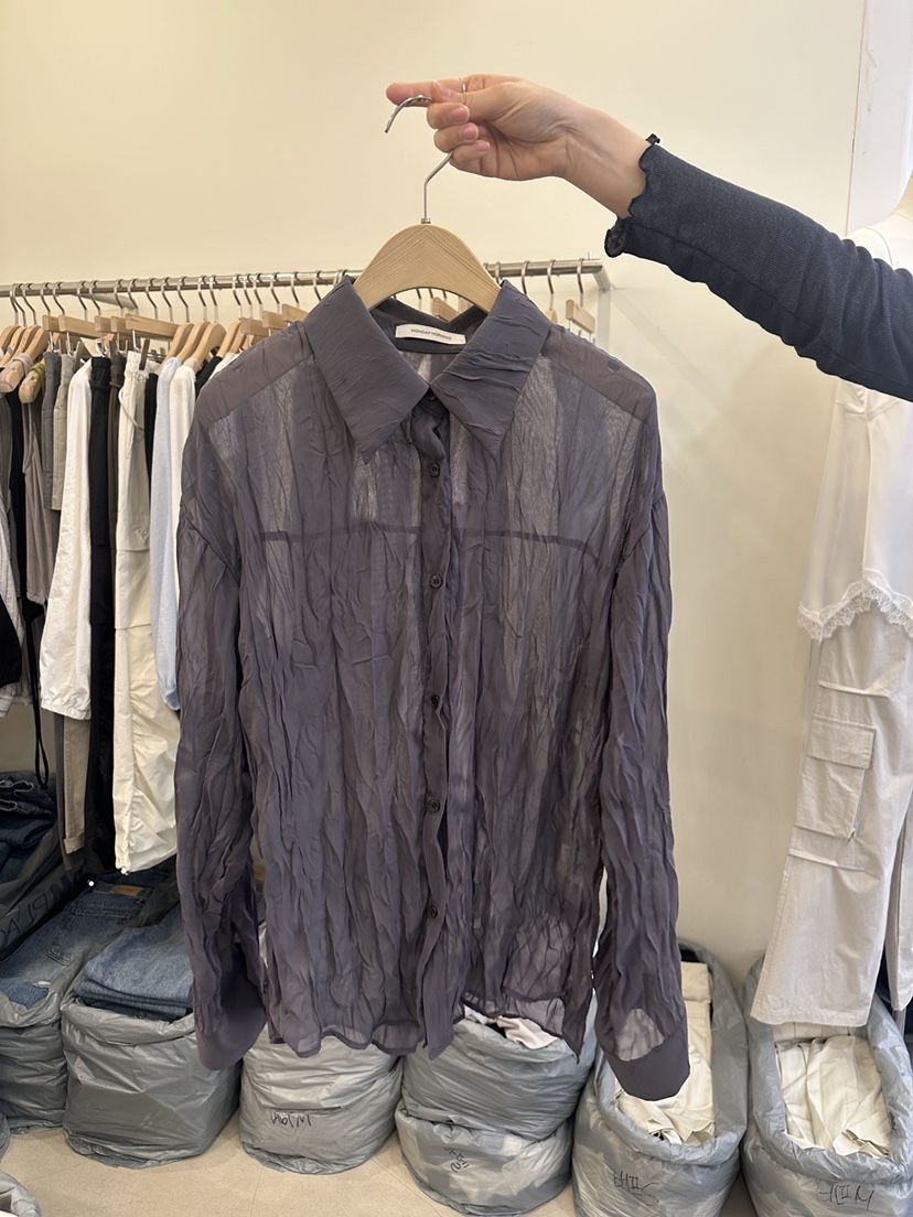 MONDAYMORING東大門代購女裝新款休閑熱賣真品襯衫蕾絲衫MONDAYMORING襯衫/蕾絲衫圖色2