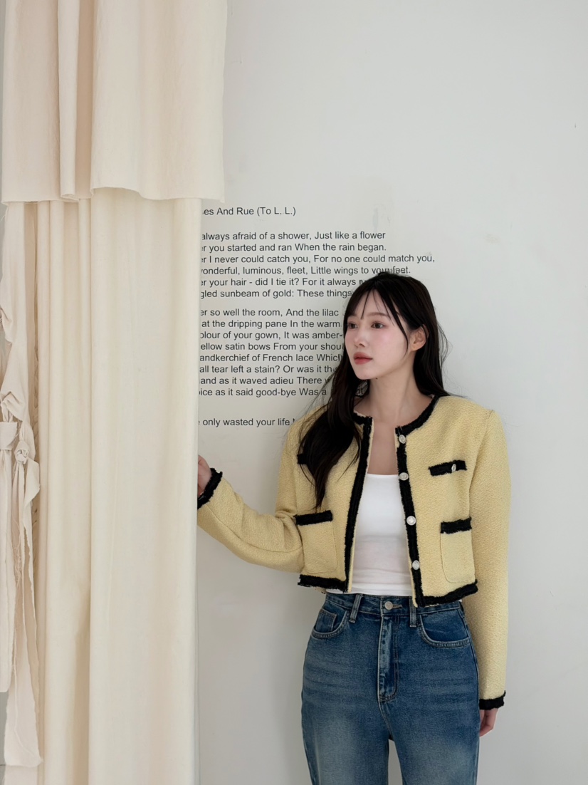 N BROWN東大門實拍女裝新品休閑26春夏推薦人氣時尚夾克N BROWN夾克