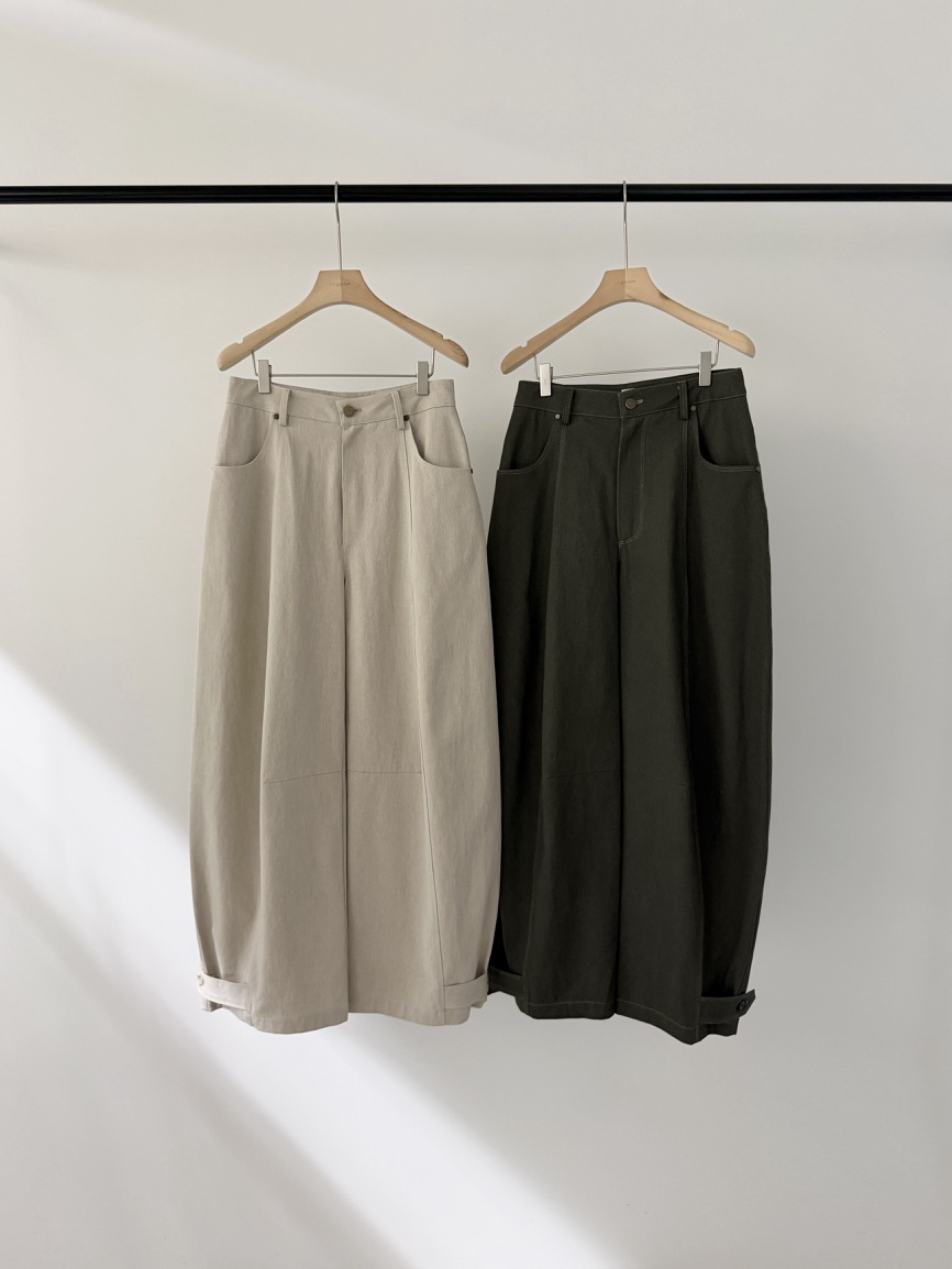 LOGARDEN東大門實拍女裝新品職業26春夏人氣休閑褲不含腰帶LO GARDEN休閑褲