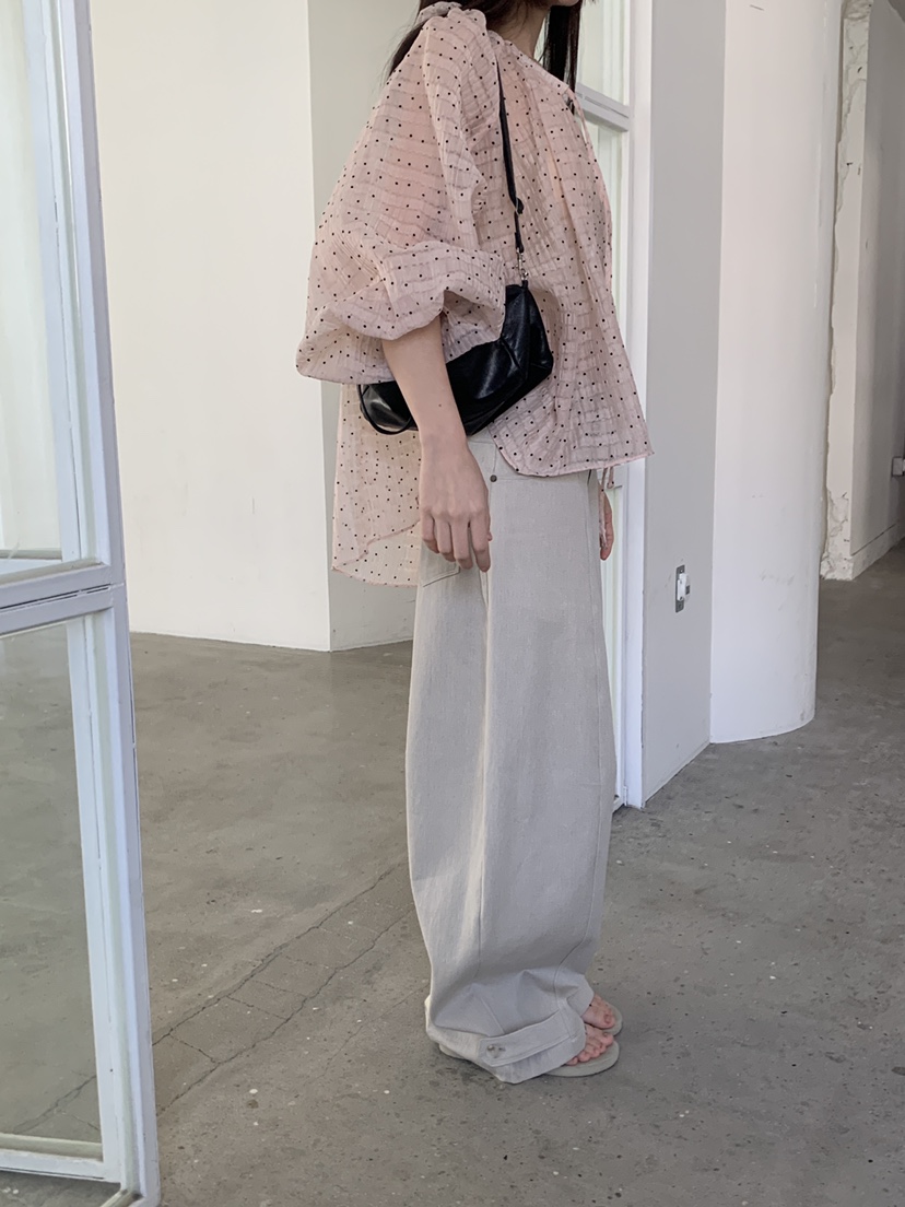 LOGARDEN東大門實拍女裝新品職業26春夏人氣休閑褲不含腰帶LO GARDEN休閑褲