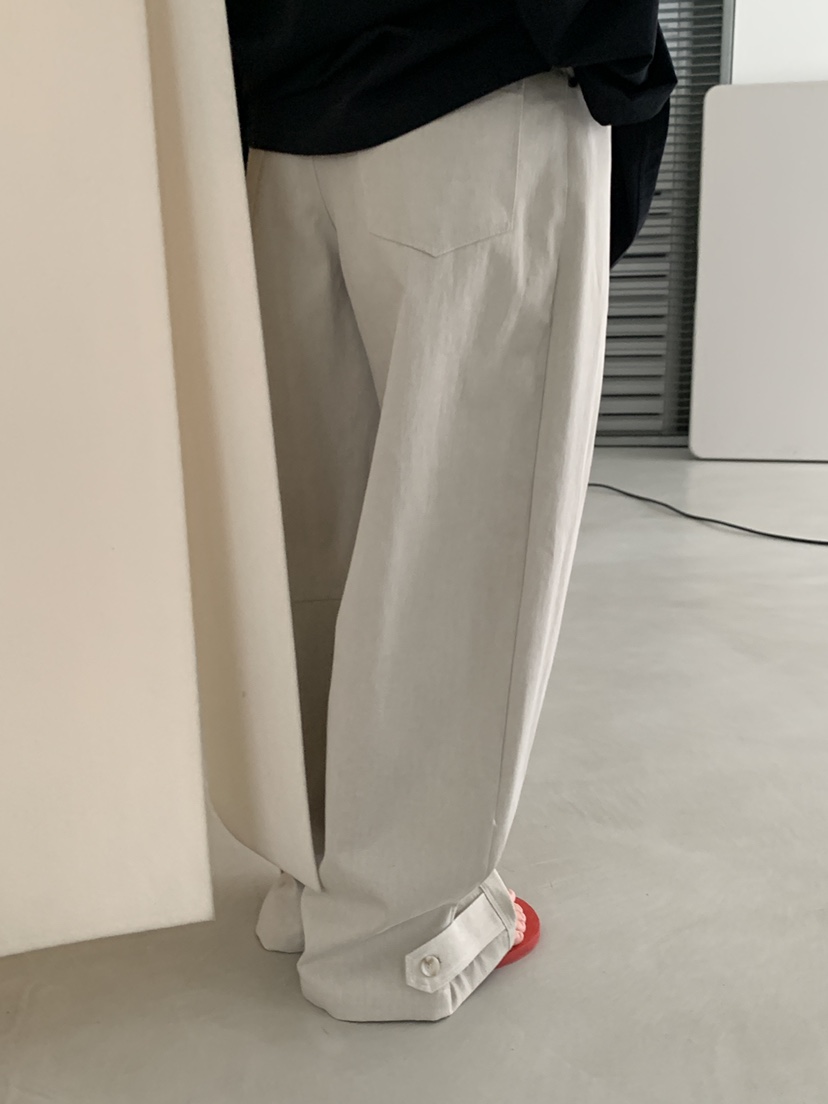 LOGARDEN東大門實拍女裝新品職業26春夏人氣休閑褲不含腰帶LO GARDEN休閑褲