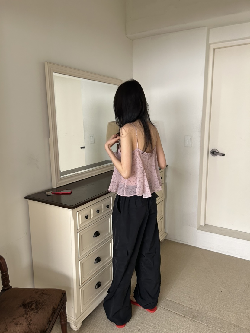 ME MO東大門實拍女裝新款推薦人氣休閑時尚真品吊帶背心ME MO吊帶/背心