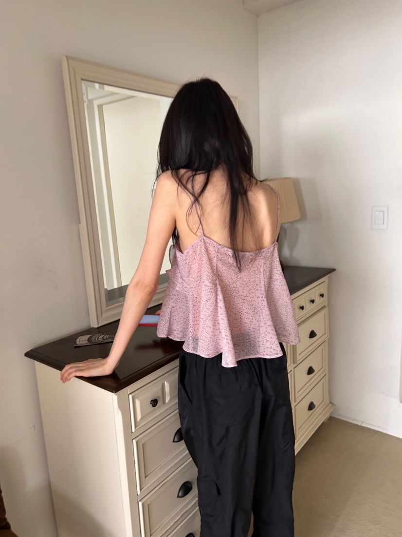 ME MO東大門實拍女裝新款推薦人氣休閑時尚真品吊帶背心ME MO吊帶/背心