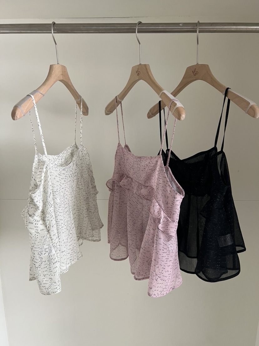 ME MO東大門實拍女裝新款推薦人氣休閑時尚真品吊帶背心ME MO吊帶/背心