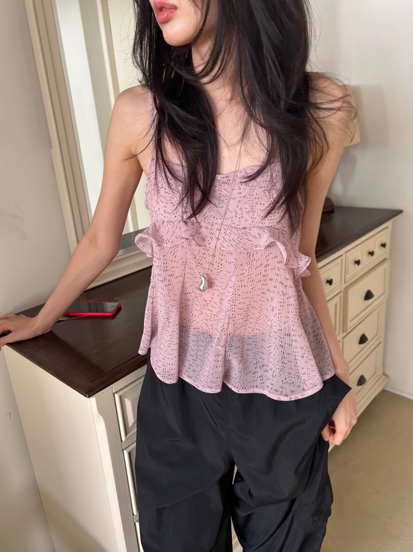 ME MO東大門實拍女裝新款推薦人氣休閑時尚真品吊帶背心ME MO吊帶/背心圖色2