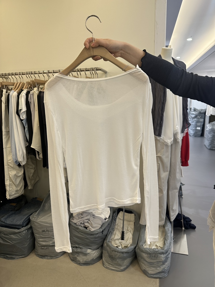 MONDAYMORING東大門直郵女士新品時尚人氣真品職業長袖T恤MONDAYMORING長袖T恤