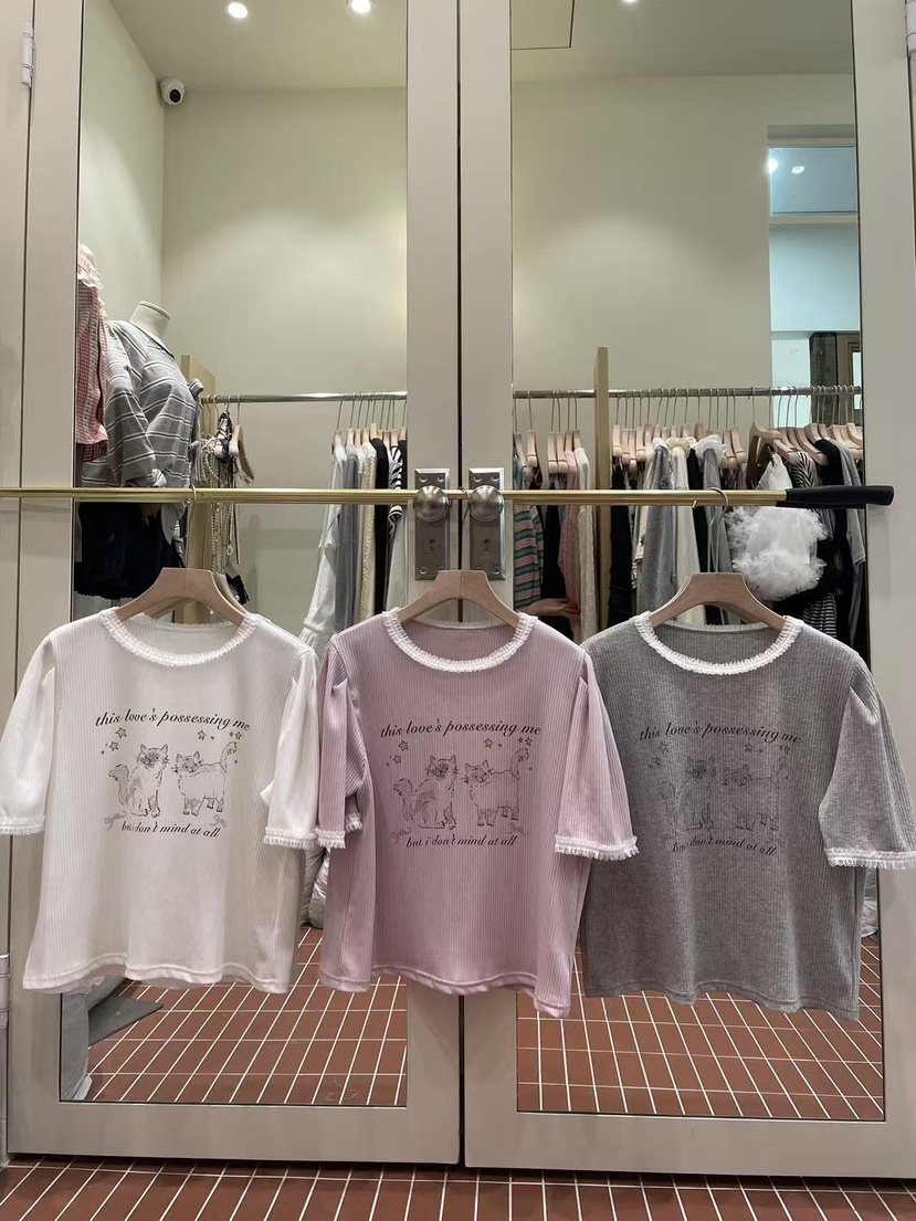 BE&amp;BE東大門直郵女裝新款26春夏人氣熱賣時尚職業T恤BE&beT恤