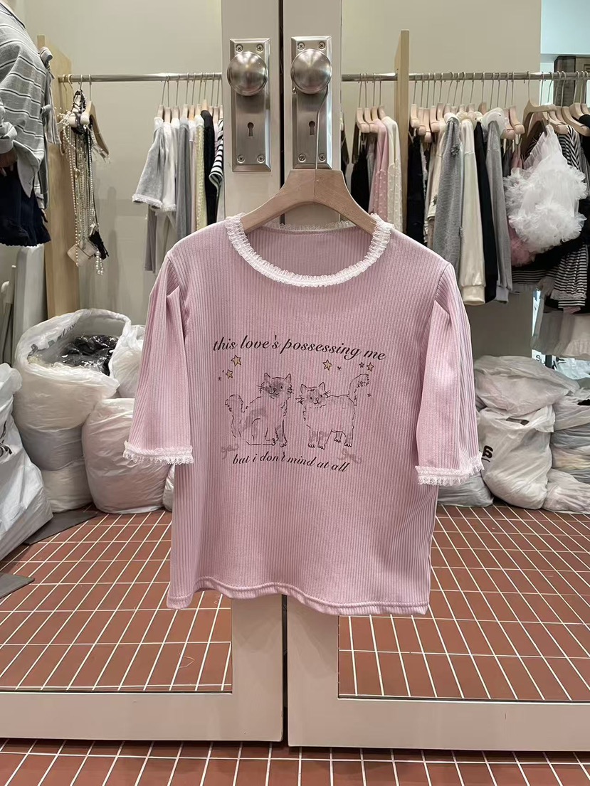 BE&amp;BE東大門直郵女裝新款26春夏人氣熱賣時尚職業T恤BE&beT恤圖色1