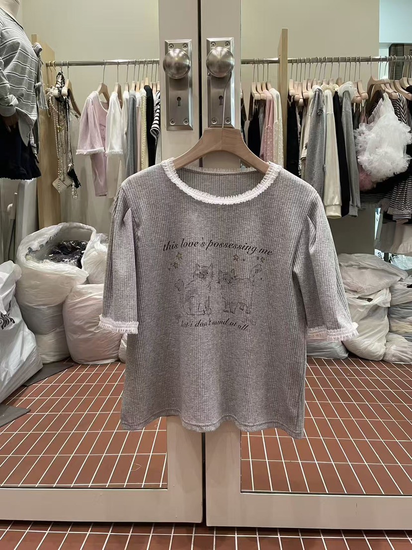 BE&amp;BE東大門直郵女裝新款26春夏人氣熱賣時尚職業T恤BE&beT恤圖色2