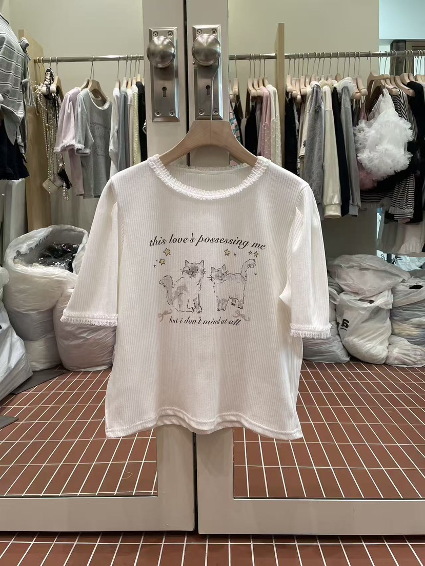 BE&amp;BE東大門直郵女裝新款26春夏人氣熱賣時尚職業T恤BE&beT恤圖色3